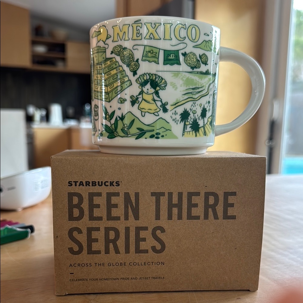 Starbucks Mexico Mug - Green and White